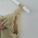 Reformation  Kaya Lace Linen Sleeveless Mini Dress in Dried Herbs 6 Photo 4