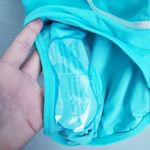 Carmen Marc Valvo  Aqua Marine Ruffle One Piece Swimsuit Photo 3