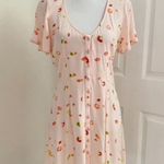 BP Nordstrom Floral Dress pink SMALL short sleeves Bohemian NEW Photo 0