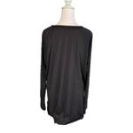 Tek Gear  Tunic Size XL Black Active Long Sleeve Women’s Top Crewneck NWOT Photo 3