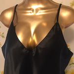 Sans Souci black satin camisole top size M Photo 1