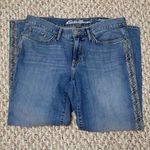 Eddie Bauer  boyfriend crop embroidered jeans Photo 1