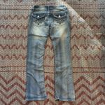 No Boundaries  | Women's Y2K Low Rise Embellished Light Wash Bootcut Jeans Photo 1