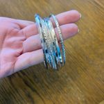 Mixit Solid Bangle Bracelet In Silver Photo 4