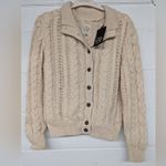 Chaser Nwt cozy knitted cream sweater cardigan sz small s chunky cable knit Photo 0