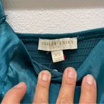 Thirty Thirty L A Teal Dress with Puff Sleeves XS‎ Blue Photo 1