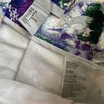 H&M Floral Pleated Puff Vintage Retro Rockabilly Pinup Multicolor Knee Length Casual work Women's Skirt Size 6 colorful coquette High Waisted Preppy Coquette Photo 5