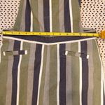 SAINT GERALDINE WOMENS Striped Overalls with Blue and Green Accents SMALL Photo 3