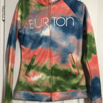 Burton  embroidered WB peak hoodie full‎ zip hoodie women’s size medium snowboard Photo 0