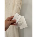 ALC Frank A.L.C. Ivory Knit Caleb Dress Cross-back Tie Midi Size S Photo 5