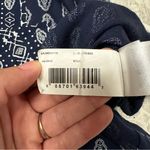 Roxy Half Drift Coverup Navy Summer Beachy Boho Vacation Mini Dress Size L Photo 4