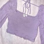 NWOT Rock N’ Rags Lavender Long Sleeve Blouse Top size Small Purple Photo 6