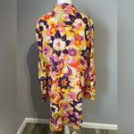 J.Crew  Ratti Curly Floral Beach Shirtdress/Coverup Sz Large Photo 4