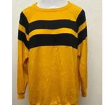 🆕Rae Mode Comfy Yellow Doble Stripe Long Sleeve Tunic M 🆕 Size M Photo 3