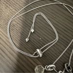 Kendra Scott NWT Sagittarius Charm Rhodium Charm Necklace Photo 4