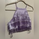 Forever 21 NWT  Fringe Summer Halter Crop Top Photo 2