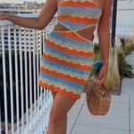 ZARA  limited edition crochet mini dress BLOGGERS FAVORITE!! Photo 4