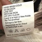 Anthropologie TINY Grey/Ivory Ikat Print Pullover V-Neck Top with Coral Rims Photo 7