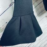 Calvin Klein  Black Bell Sleeve Open Front Blazer Jacket Size 8 Medium Photo 5