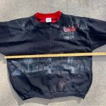 VTG Moody Winter Trees Woods Cardinal Christmas sweatshirt Cardigan READ L/XL Black Size L Photo 4