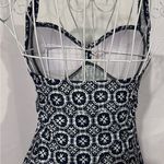 Merona  navy blue and White Swimsuit Photo 4