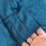 Lululemon Sweatshirt Womens 6 Blue Black Marled Rush Hour 1/4 Zip Pullover Top Photo 4
