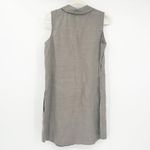 J. Jill Womens Boho Beachy Coastal 100%‎ Linen Popover Tank Dress Size S Gray Photo 5