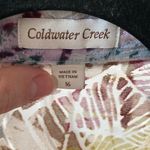 Coldwater Creek Sheer Velvet Burnout Full Zip Jacket XL Size 16 Artsy Lagenlook Photo 5