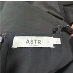 ASTR the label Drop Waist High Neck Dress in Black Size M Photo 4