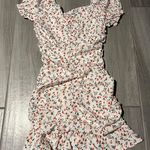Romwe Floral Tight Dress Photo 1