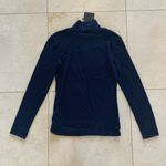 ZARA NWT $40 Blue/Black Appliqué Sweater Sz Small Photo 5