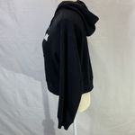 PINK - Victoria's Secret PINK Victoria’s Secret Full Zip Cropped Hoodie Black Size M Photo 2