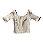 Lululemon  Ribbed Micro-Modal Half Sleeve T-Shirt size 6 Photo 1