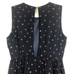 Cals  Blue Chiffon Sheath Floral Dress Photo 6