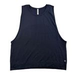 Lululemon Sz 12 Breeze By Muscle Tank Top II Midnight Navy Blue Relaxed Seamless Photo 1
