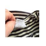 Soft Surroundings Striped Long Sleeve Shark bite hem top. Sz.M Black Size M Photo 6