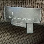 Anthropologie Piper Sweater Coat Suede Knit Brown Small Photo 6