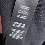 Chico's Travelers Black Stretchy Knit Open Front Cardigan Size 3 Petite US XL Photo 5