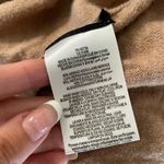 BCBGMAXAZRIA Merino Wool Crop Cardigan cut out back Tan XS Photo 4