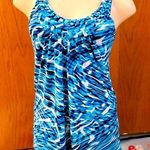 Outback Red  Aqua Swirl Halter Top, Medium Photo 0