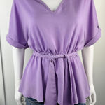 Cute Flowy Top Size L Purple Size L Photo 0