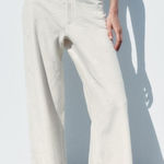 ZARA NWOT EMBROIDERED PANTS ZW COLLECTION SZ S viscose and linen blend Photo 0