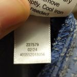 Croft & Barrow  Size 3X Blue Patterned Y-Neck Sleeveless Knee-Length Shirt Dress Photo 7