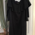 ASOS  black off shoulder mini dress Photo 6