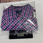 Façonnable  Shirt Womens XS Multicolor Checked Cotton Classic Preppy Button Up Photo 13