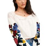 Free People Meadows Embroidered Top Size M NWT Photo 6