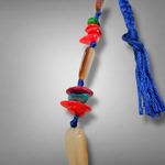 Free People Ariana Ost At The Market Necklace NWT Navy Bohemian Beach Whimsical Photo 10