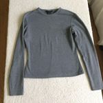 EXPRESS Vintage Gray Crewneck Long Sleeve Top -Sz Medium Photo 0