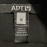 Apt. 9  women’s size 16 solid black pencil skirt unlined back zipper workwear NWT Photo 4