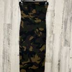 Popular 21 midi camo strapless dress size small Brown Photo 1